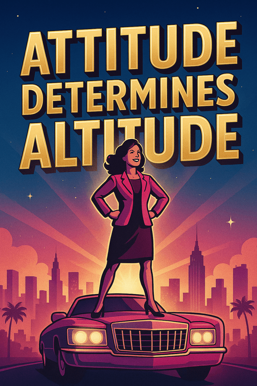 Attitude determines altitude style image